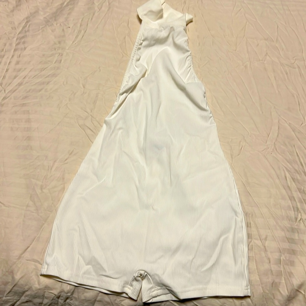 Backless romper